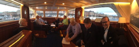 Styrelsen samlar sig inför årsmötet