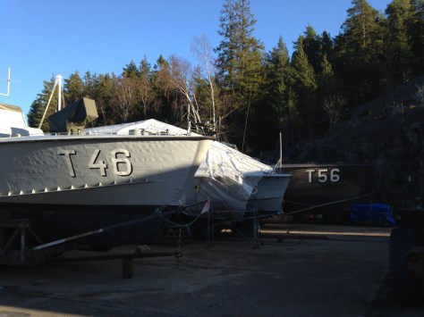 Alla tre MTB vilar i vintersolen